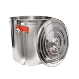 Maturator din inox pentru miere 200 kg, cu capac si robinet