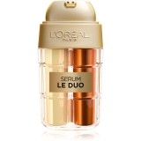 L&rsquo;Or&eacute;al Paris Age Perfect Le Duo Serum ser de re&icirc;ntinerire &icirc;n două faze pentru strălucirea și netezirea pielii 15 ml