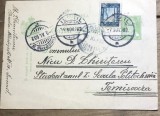 CP04 Carte Postala 1932 Timisoara Timbru 2 Lei Carol II Timbru Aviație 50 Bani Multipla Stampila Istorie Postala Politehnica