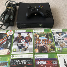 CONSOLA XBOX 360 360S 500GB + 1MANETA WIRELESS +10 JOCURI