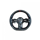 Volan Sport Piele Perforata Carbon cu Padele Mercedes (2011-2021) - Compatibil, Premium, Aftermarket