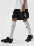 Șort de fotbal pentru copii 4F x Robert Lewandowski - negru, 4F Sportswear