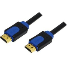 Cablu HDMI high speed with. ethernet, 5m, (T/T), suporta rezolutii 3D TV si 4K UHD, gold plated, black