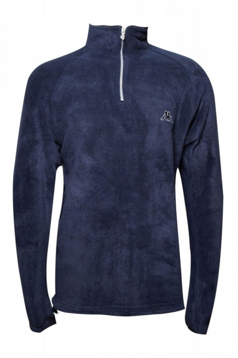 Bluza sport fleece barbati Kappa, Bleumarin