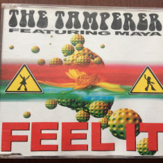 the tamperer featuring maya feel it CD disc maxi single muzica dance house 1998