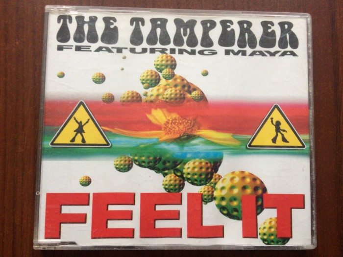 the tamperer featuring maya feel it CD disc maxi single muzica dance house 1998
