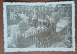 Fotograf, grup de militari la inmormantarea unui camarad, al doilea razboi mondial