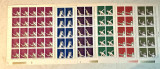 TIMBRE ROM&Acirc;NIA LP797/1972 J.O. de Vară ,MUNCHEN -Set de 6 coli 25 timbre MNH, Nestampilat