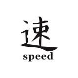 Abtibild Speed negru auto decorativ pentru exterior si interior Cod: DZ-22 Automotive TrustedCars