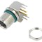 Conector M8 mamă 2 PIN 90&deg; PCB