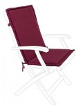 Cumpara ieftin Set 2 perne scaune gradina textil visiniu 45x94x3 cm
