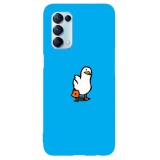 Husa compatibila cu Oppo A53 model Duckduckgo, Silicon, TPU, Viceversa, Transparent, Carcasa