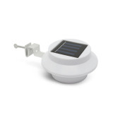 Lampa Solara pentru Jgheab - 12 x 7 cm - Alb