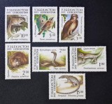 Uzbekistan (Ўзбекистон) 1993 Fauna Locală și Protejată Serie Completa 7v Neștampilat (MNH) - A90