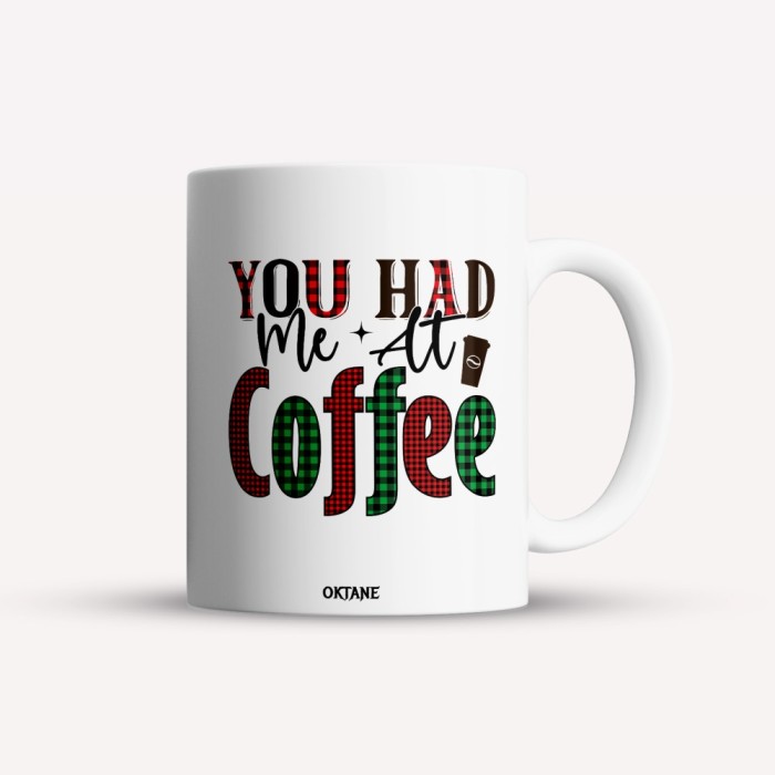 Cana alba personalizata You had me at coffee, INOVATIX&reg;. 330ml