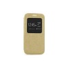 Husa Flip Carte S-View Gold pt. Apple iPhone 6 / 6S (5.5 inch) Etui Protectie Premium