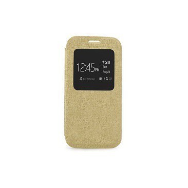 HUSA FLIP CARTE S-VIEW ETUI APPLE IPHONE 5/5S GOLD