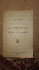 Legaturile noastre cu Dunarea si Marea 28pagini- S.Mehedinti foto