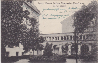 CP Timisoara Iosefini Institutul de asistenti medicali scoală de fete ND(1925) foto