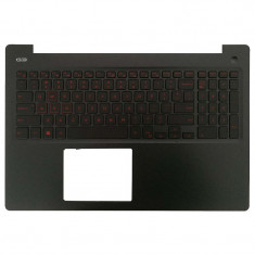 Carcasa superioara cu tastatura iluminata palmrest Laptop, Dell, G3 15 3579, 0N4HJ4, N4HJ4, taste rosii foto