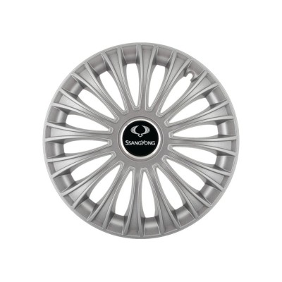 Set 4 Capace Roti 15 inchi (R15) Dino Gri, Compatibile cuSsangYong foto