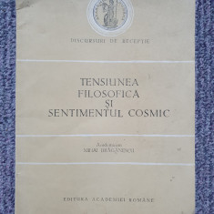 Tensiunea filosofica si sentimentul cosmic, Mihai Draganescu, 1991, 40 pag