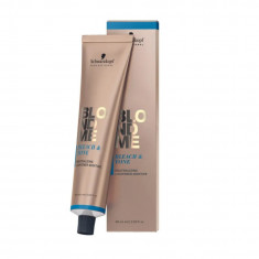 Vopsea de Par Permanenta cu Amoniac pentru Acoperirea Parului Alb Schwarzkopf Professional BlondMe Bleach & Tone Ash 60 ml