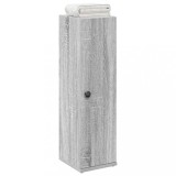 Dulap de baie cu suport role, sonoma gri, 20,5x22x72 cm
