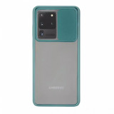 Cumpara ieftin Husa Samsung Galaxy S20 Ultra Verde Inchis Antisoc Kia, Atlas