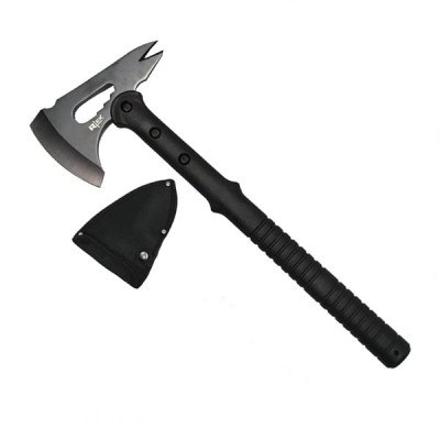 Topor tactic Double Axe, otel, 40 cm, husa inclusa foto