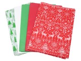 Cumpara ieftin Hartie de impachetat Craciun BAISDY , 100 coli, 35, A , 50, cm, 5 modele festive