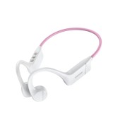 Cumpara ieftin Casti Sport DOOGEE BoneBeat Run, Albe, Open-Ear, Bone Conduction, IP66, Bluetooth, 10h Autonomie, Confort Sport
