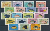 258-GRENADA GRENADINES 1980-PESTI-Serie completa de 19 timbre MNH, Nestampilat