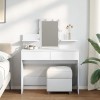 Gossi masa de toaleta cu led, alb, 100x40x130 cm