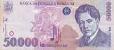 ROMANIA 50000 LEI 1996 VF foto