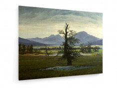 Tablou pe panza (canvas) - Caspar David Friedrich - The Lonesome Tree - 1822... foto