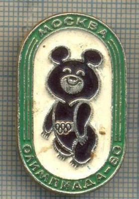 Y 649 INSIGNA- OLIMPICA - OLIMPIADA MOSCOVA 1980 -URSS -PENTRU COLECTIONARI foto