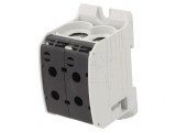 Conector de &Icirc;mbinare Șine 95mm2, 4 Borne, Negru