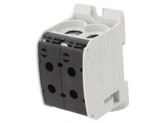 Conector de &Icirc;mbinare Șine 95mm2, 4 Borne, Negru