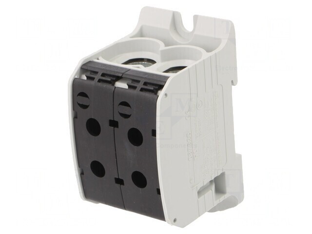 Conector de &Icirc;mbinare Șine 95mm2, 4 Borne, Negru