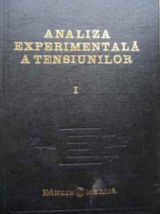 Analiza Experimentala A Tensiunilor 1 Bazele Teoretice Ale Me - Coordonator: D.r. Mocanu ,523977 foto