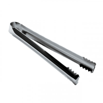 Cleste inox pentru gheata, lungime 16 cm foto