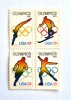 SUA Statele Unite bloc de 4 val. MNH 1976 timbre Sport Jocuri Olimpice, Nestampilat