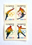 SUA Statele Unite bloc de 4 val. MNH 1976 timbre Sport Jocuri Olimpice, Nestampilat