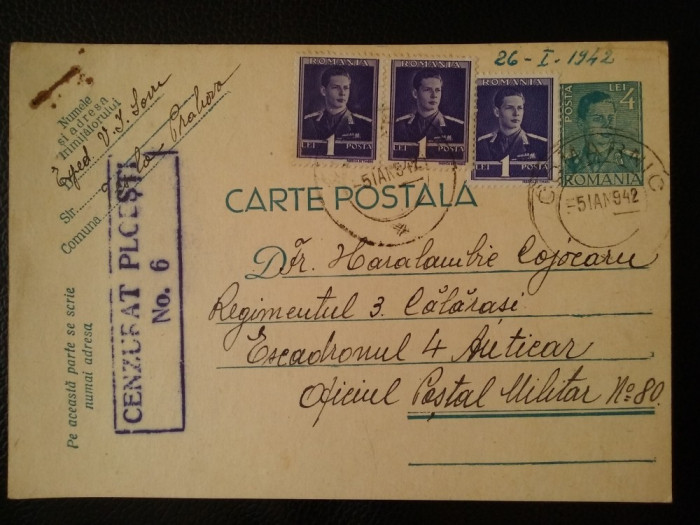 1942-C.P.circ.-CENZURAT-Ploiesti 6