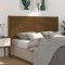 Gossi tablie de pat, maro miere, 126x4x100 cm, lemn masiv de pin