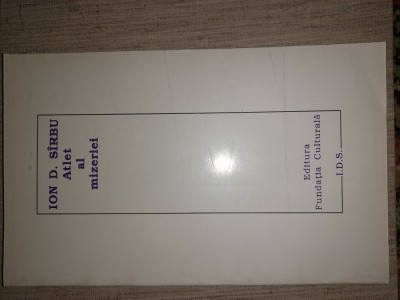 Ion D. Sirbu- Atlet al mizeriei foto