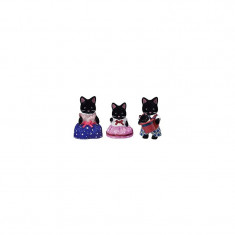 Figurine Sylvanian Families-Familia Pisicutelor Negre