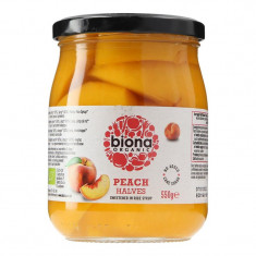 Piersici in Sirop de Orez Bio 500 grame Biona