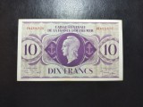 AFRICA ECUATORIALA FRANCEZA 10 FRANCI 1944 AUNC